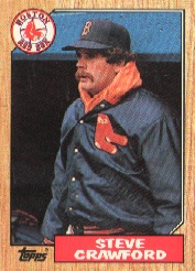 1987 Topps Baseball Cards      589     Steve Crawford